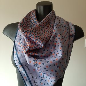 Vintage Oscar de la Renta silk scarf